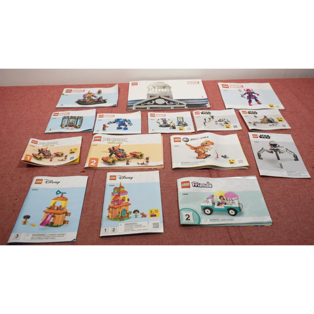 LEGO Manuals 76323, 76315, 76294, 75372, 75373, 76967, 71830, 43261, 42644 Lot*